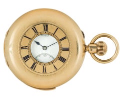 John Cashmore Yellow Gold Half Quarter Repeater Keyless Lever Pocket Watch C1893