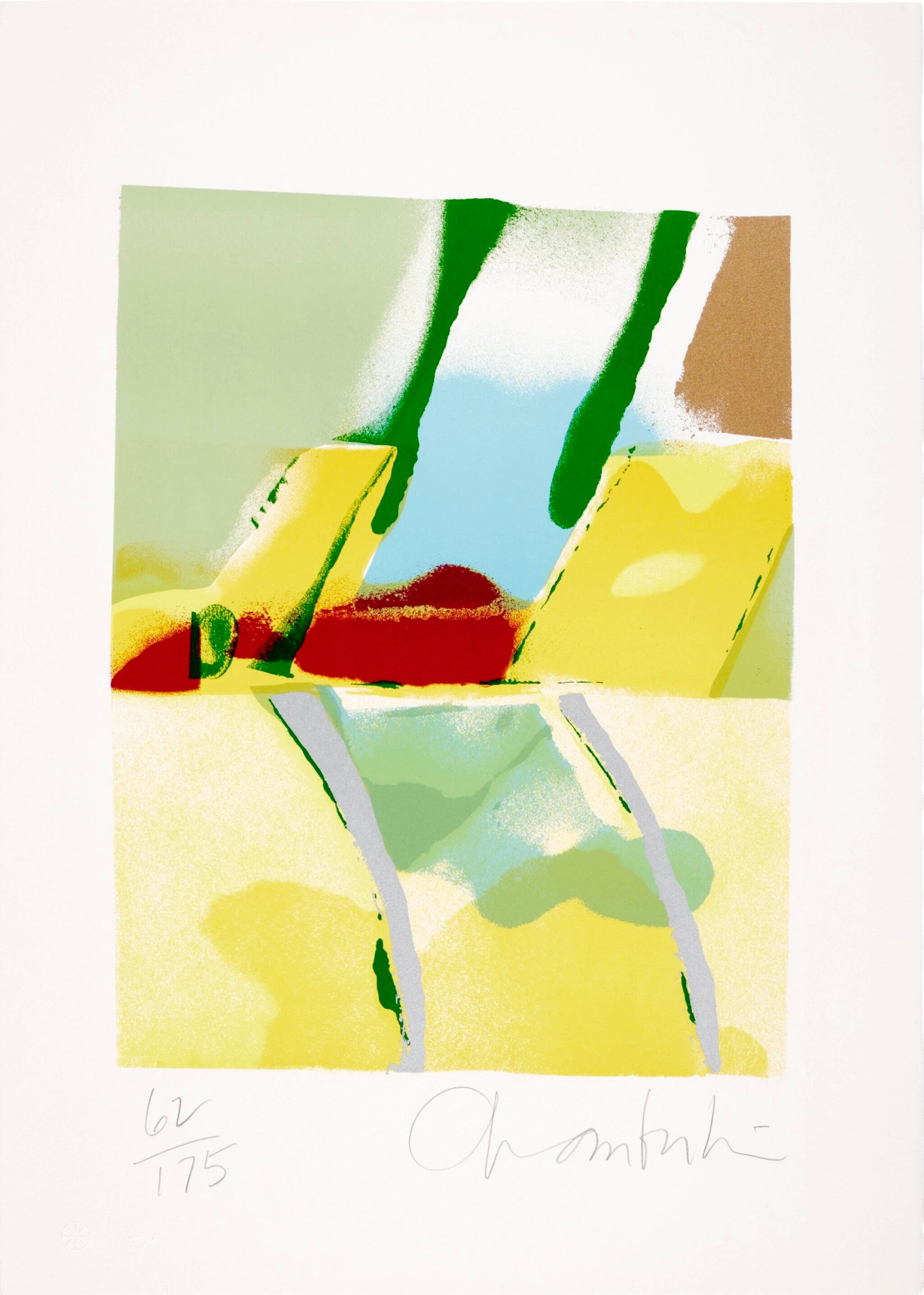 Flashback I, Flashback-Serie (Gelb), Landscape Print, von John Chamberlain