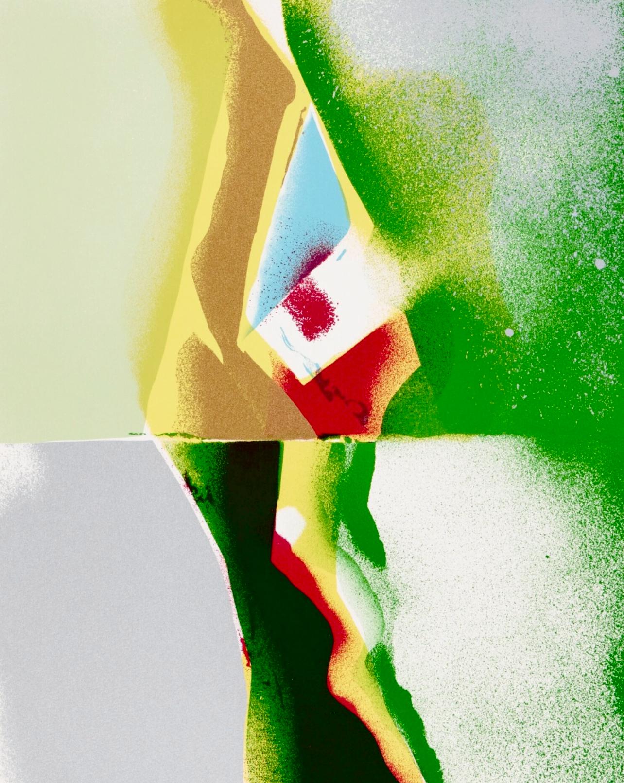 John Chamberlain Landscape Print - Flashback II, Flashback Series