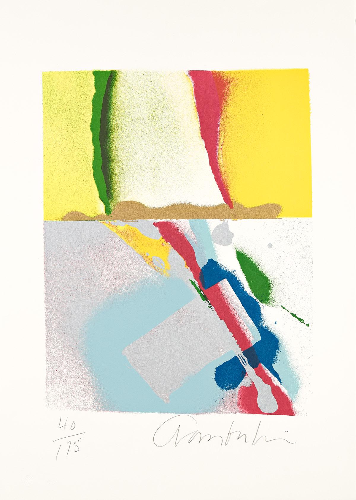 John Chamberlain Abstract Print - Flashback III