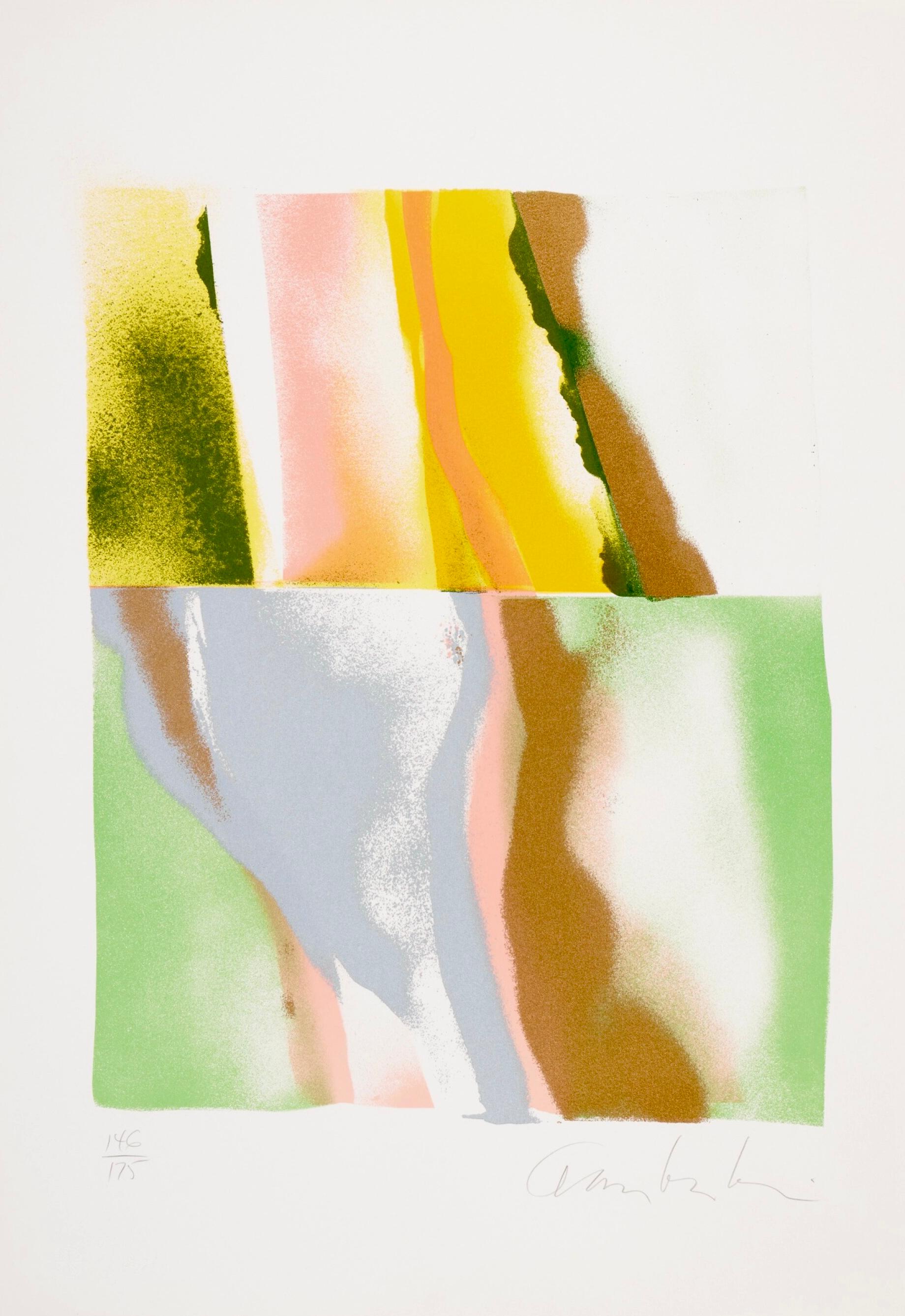 Flashback VI, Flashback Series - Beige Landscape Print by John Chamberlain