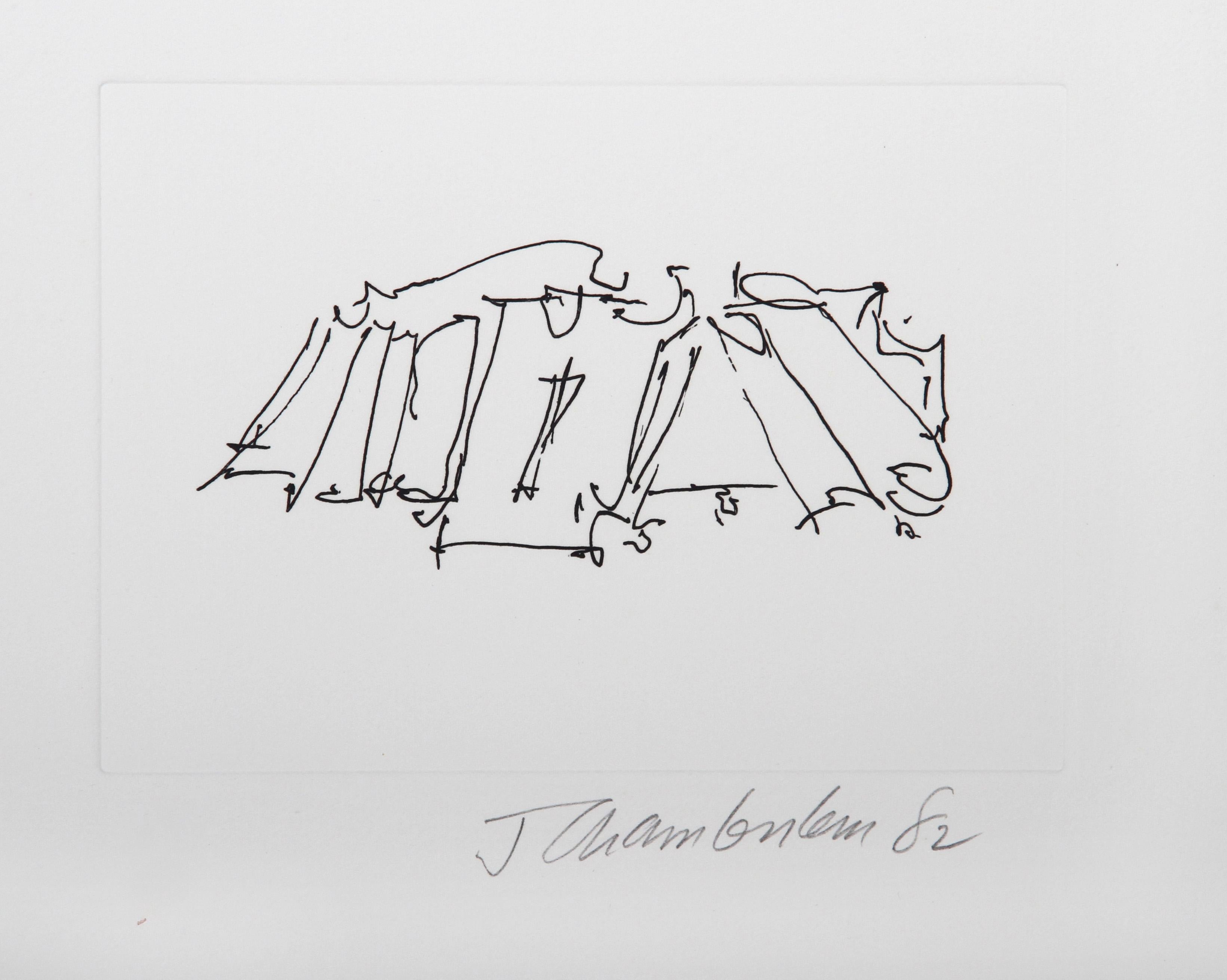 A print from John Chamberlain's Suite "Ten Coconuts". Although known widely for his sculptural work, John Chamberlain was a prolific printmaker.  

IV from the Ten Coconut Suite by John Chamberlain, American (1927–2011)
Suite: Ten Coconuts
Date: