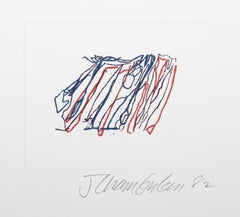 V dalla Suite Ten Coconut, acquaforte astratta di John Chamberlain