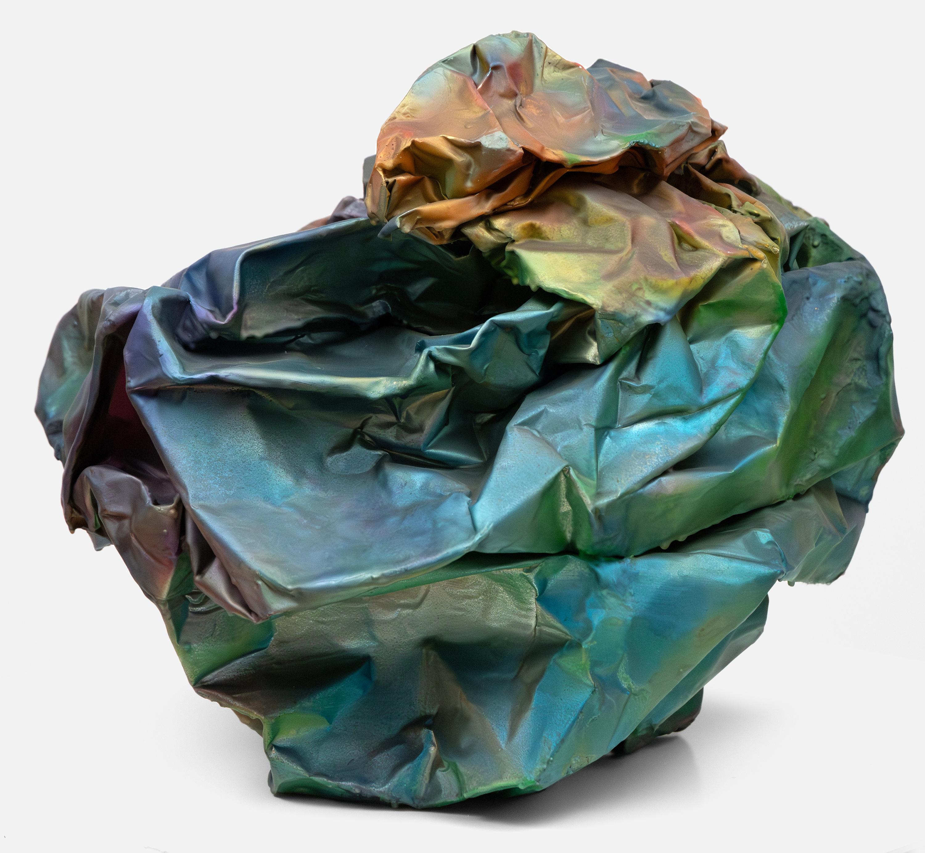 ASARABACA - Black Abstract Sculpture by John Chamberlain