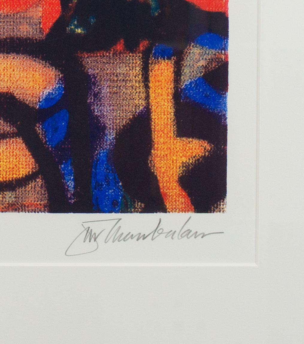 Modern Abstract Expressionist John Chamberlain Bozo Silkscreen on Paper edition 60
