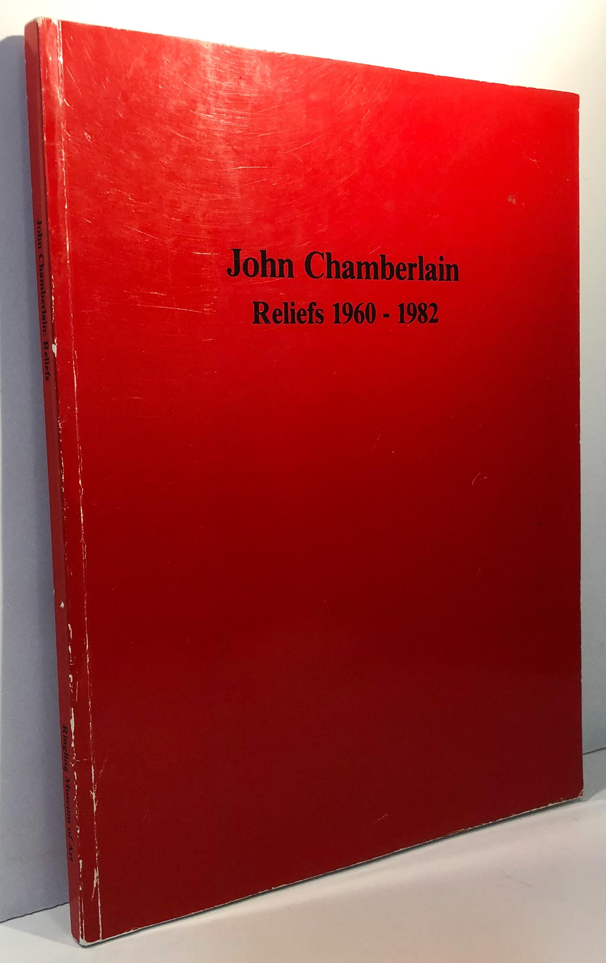 Late 20th Century John Chamberlain Catalog with Artist's Inscription