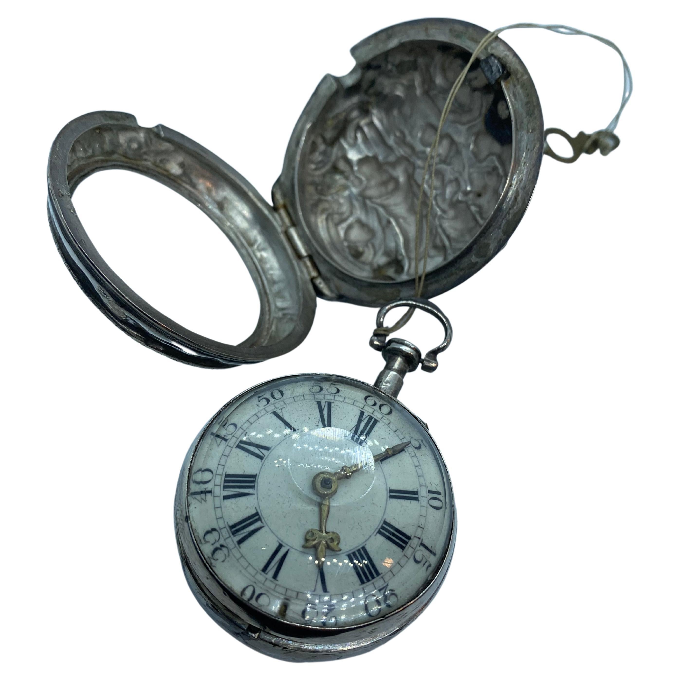 Äußerst seltene und wichtige John Chance Taschenuhr, Chepstow, um 1775.
Die Uhr vom Typ 