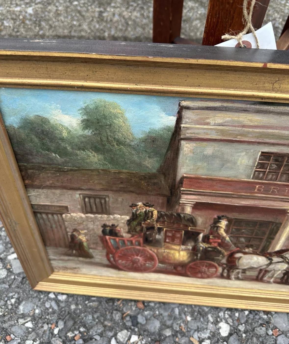 John Charles Maggs Peinture - Anglais - W7910            VENTE Bon état - En vente à Shamokin Dam, PA