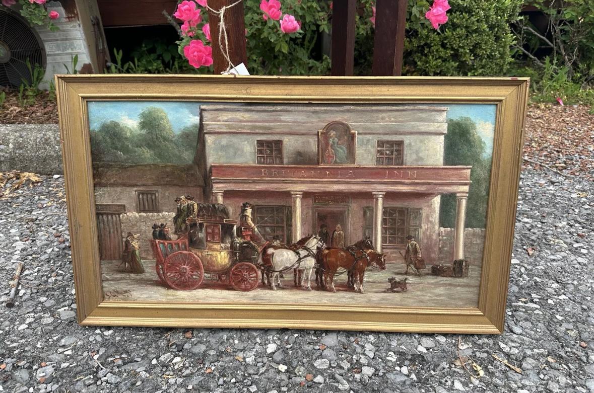 Toile John Charles Maggs Peinture - Anglais - W7910            VENTE en vente
