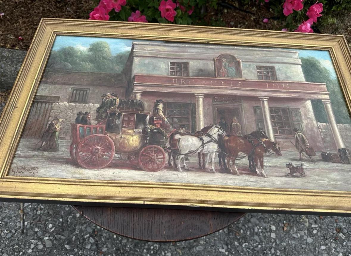 John Charles Maggs Peinture - Anglais - W7910            VENTE en vente 1