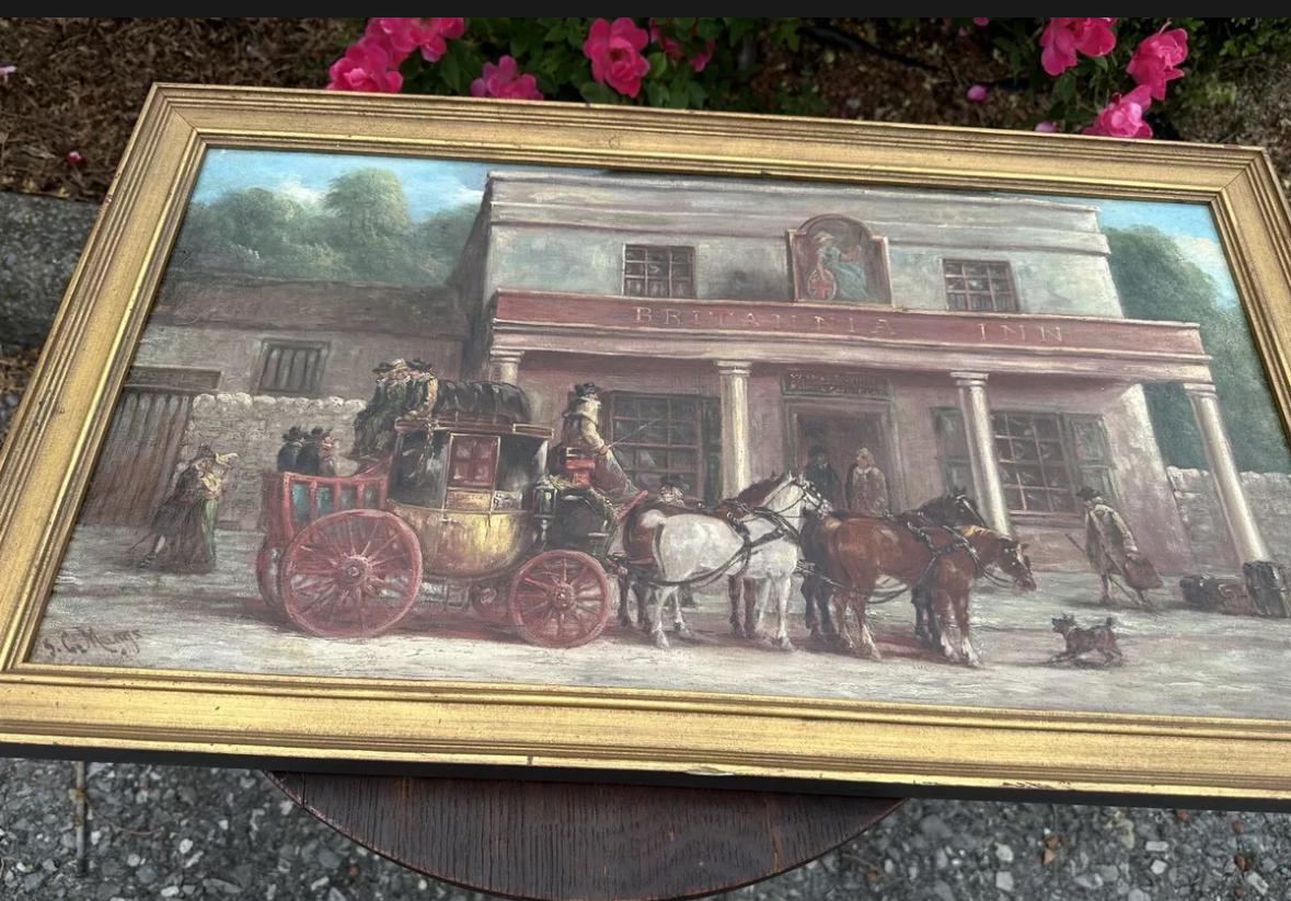 John Charles Maggs Peinture - Anglais - W7910            VENTE en vente 2