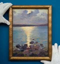 An Extraordinary Sunset by French/ Swedish Artist John Charles Robert Johansson
