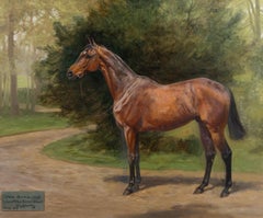 John Charlton (1849–1917): The Racehorse Wee Busbie, signed & dated 1907
