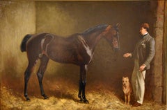 Ölgemälde von John Charlton R.I "Rex"