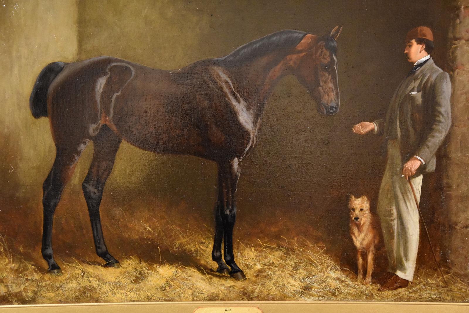 Ölgemälde von John Charlton R.I 