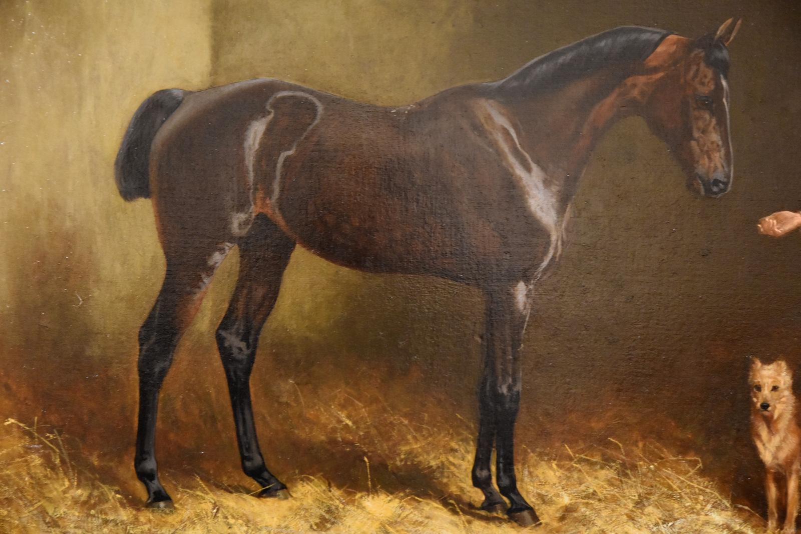 Ölgemälde von John Charlton R.I 