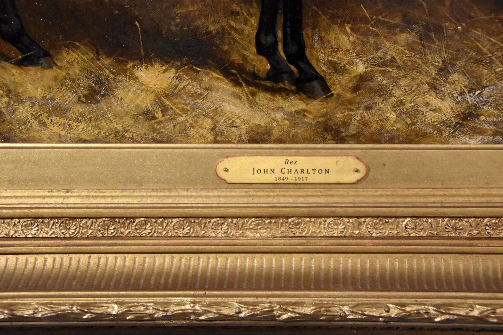 Ölgemälde von John Charlton R.I 