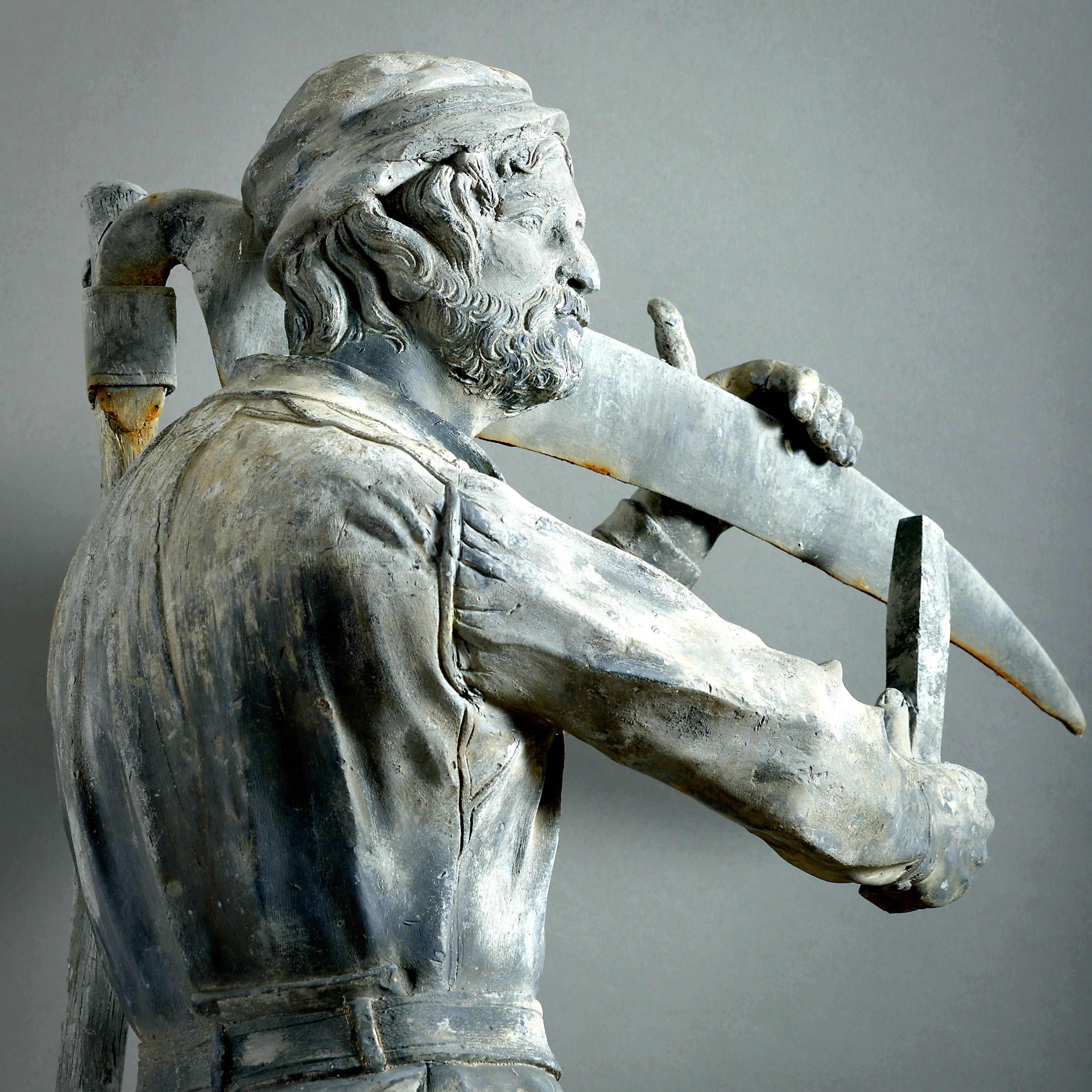 Plomb Figure en plomb rare de John Cheere (1709-1787) en vente