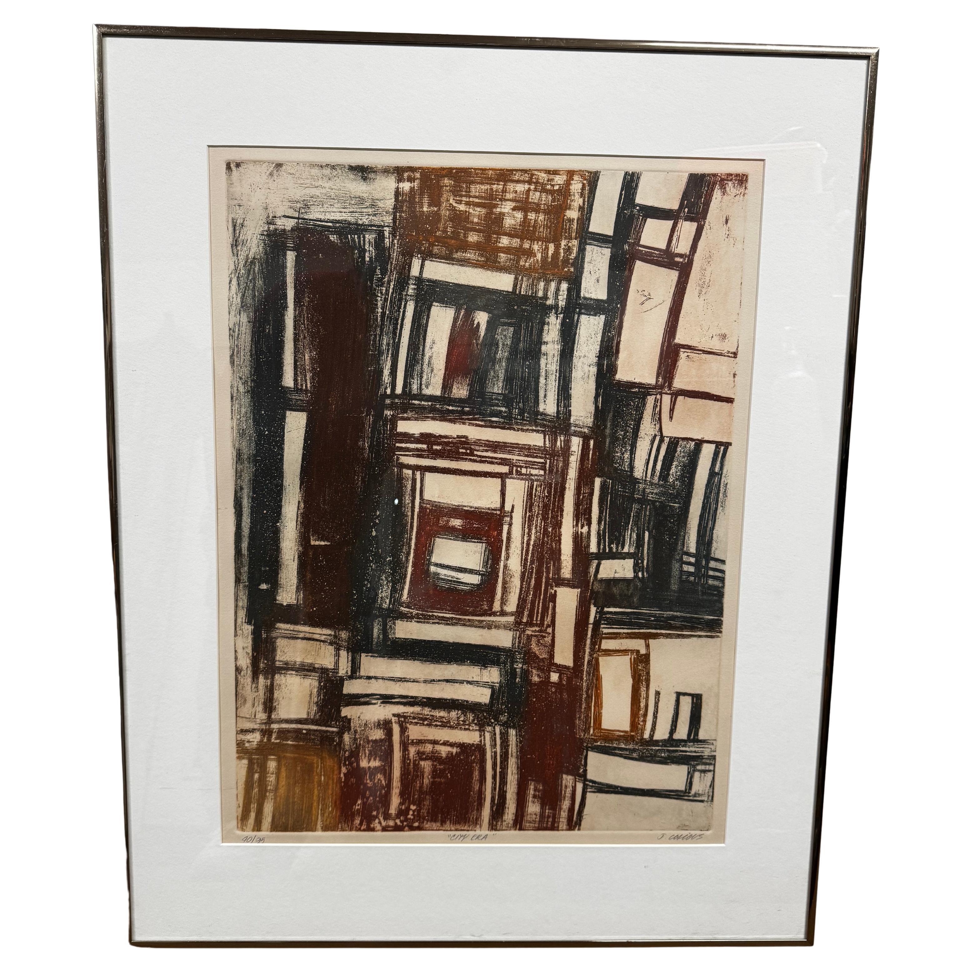 John Chious Etching and Aquatint "City Era" 40/95