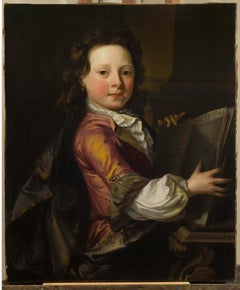 Portrait of a Boy, John Closterman, Large English Portrait Art, Old Master