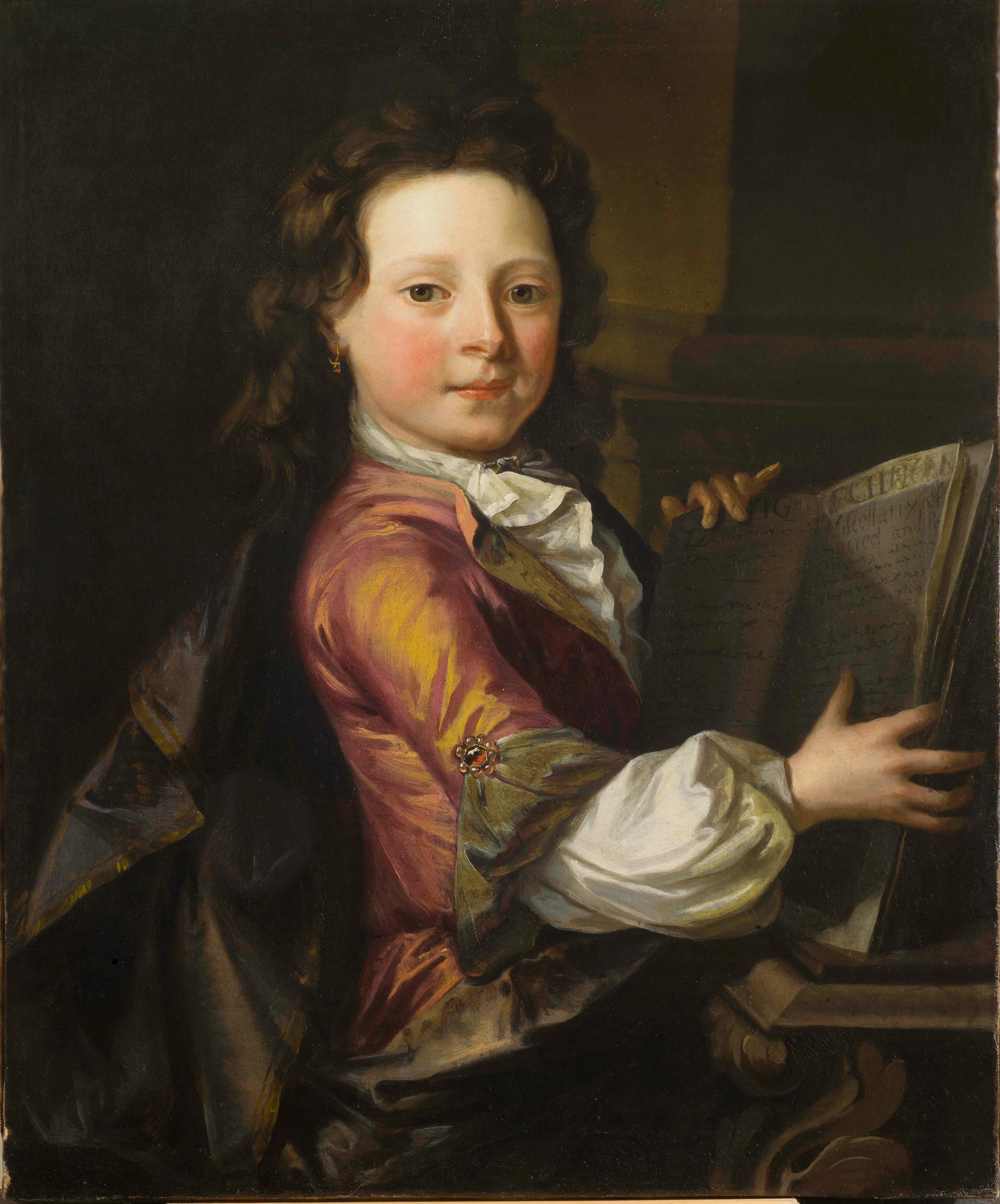 Retrato de un niño, John Closterman, Gran retrato inglés, Viejo maestro