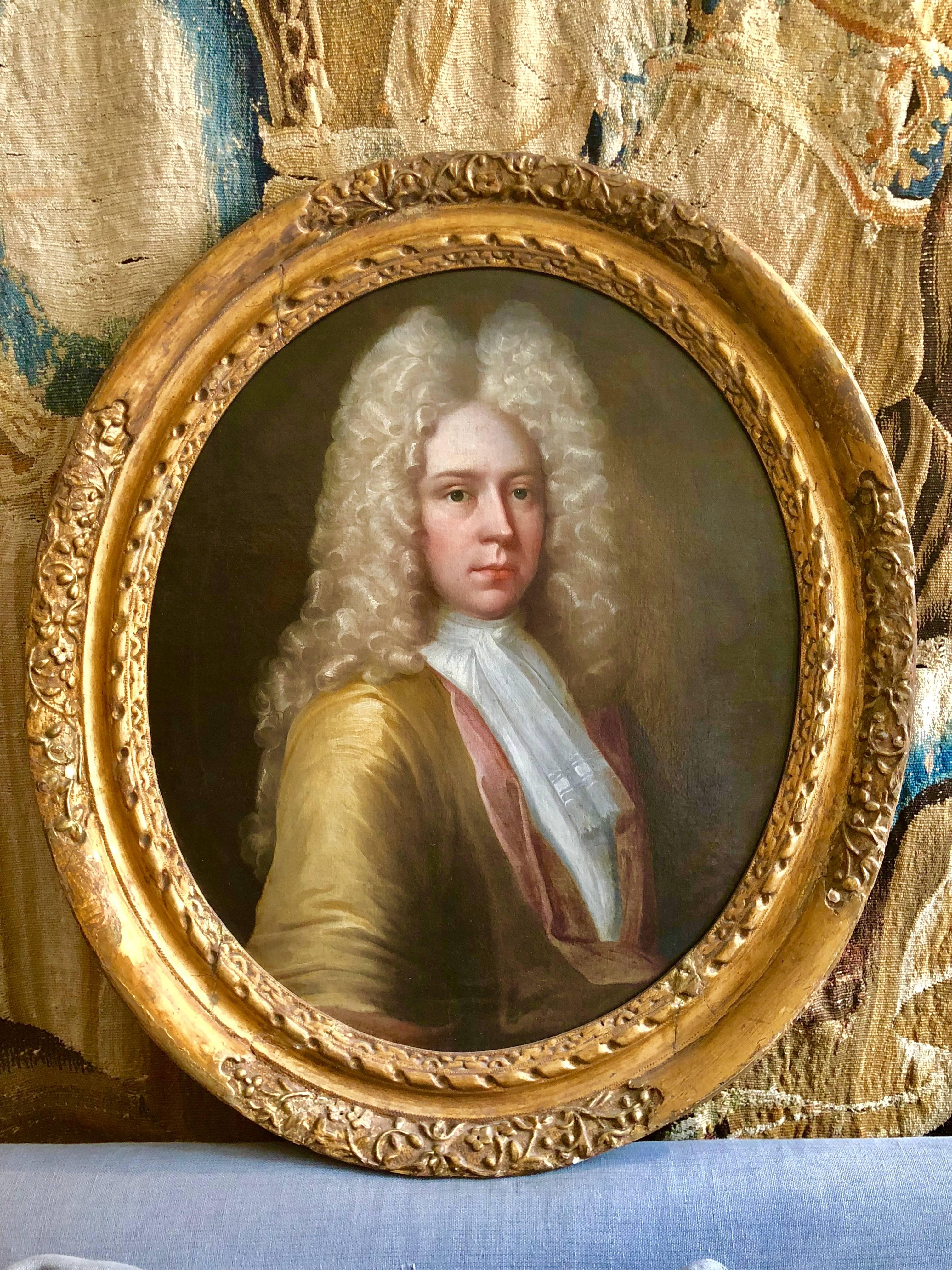 Late 17th Century Portrait of a Gentleman Attributed to John Closterman. For Sale 1