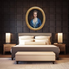 Portrait of Lady Anne Stapylton (c.1663-1730) c.1690s Antique Oil Painting