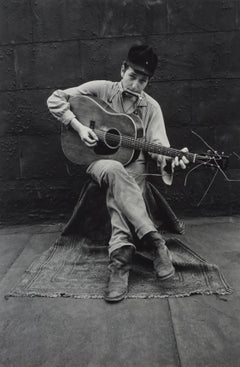 Bob Dylan on My Roof, 1962 (printed later)
