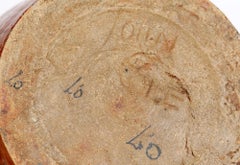 John Cole Rye Pottery Brown Glazed Studio Pottery Vase