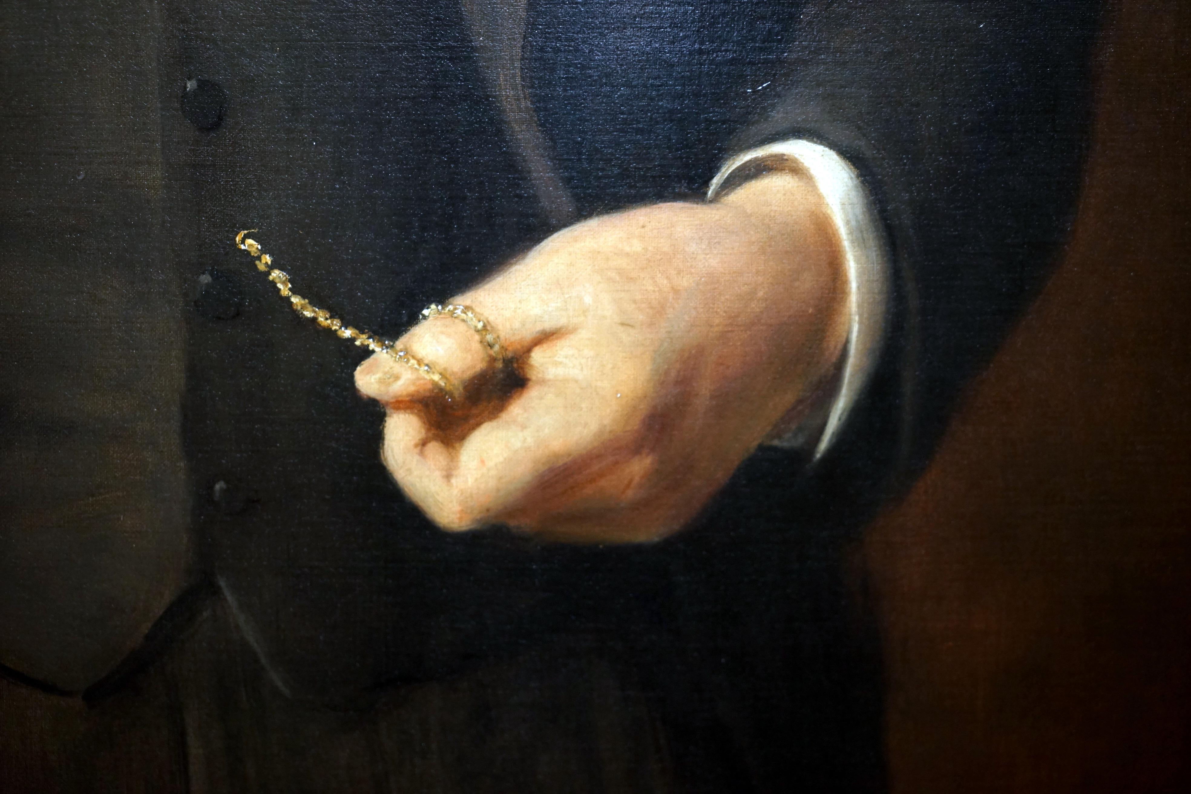 JOHN COLLIER 1850-1934 EXTRA GROSSES ÖLGEMÄLDE VON WILLIAM REGESTER ESQ CHAiRMAN (Handbemalt) im Angebot