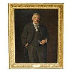 JOHN COLLIER 1850-1934 EXTRA GROSSES ÖLGEMÄLDE VON WILLIAM REGESTER ESQ CHAiRMAN