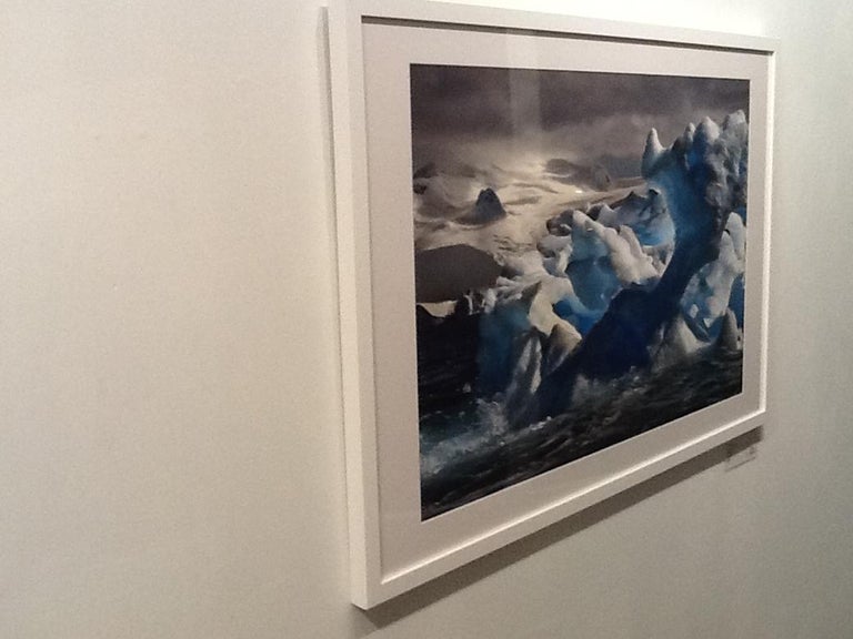 Antarctica #33 is a limited edition photograph which is part of the Antarctica/Patagonia Series by John Conn taken in 2010.  The image is 20x30.  It is currently unframed.  It is an edition of 5, signed and numbered. The photograph is filled with a