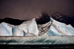 Antarctica 52, Iceberg, Mountain, Photography, Travel, Blue Gray Black, unframed