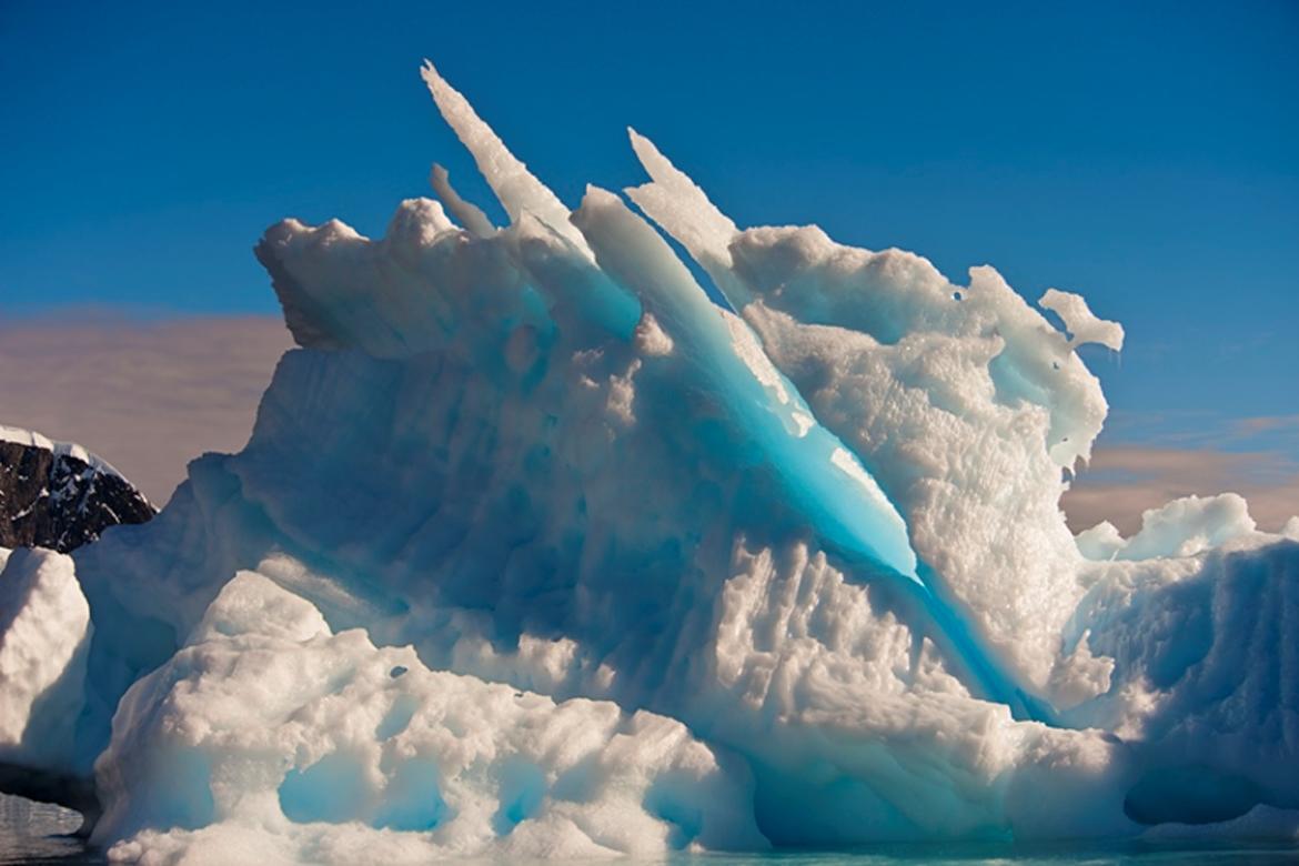 Antarctica 89, Iceberg, Photograph, Blue, unframed, home office, Travel, climate