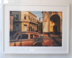 Cuba 4, Edizione limitata, Fotografia a colori, Auto d'epoca, Oro, Persone, Viaggi,