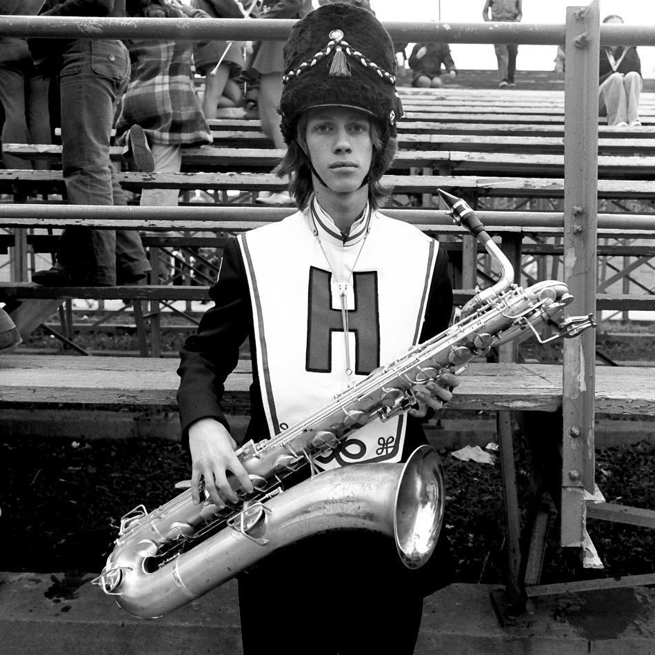 Black and White Photograph John Conn - Hoboken 55, photo noir et blanc, New Jersey, 1976, édition limitée, école, orchestre