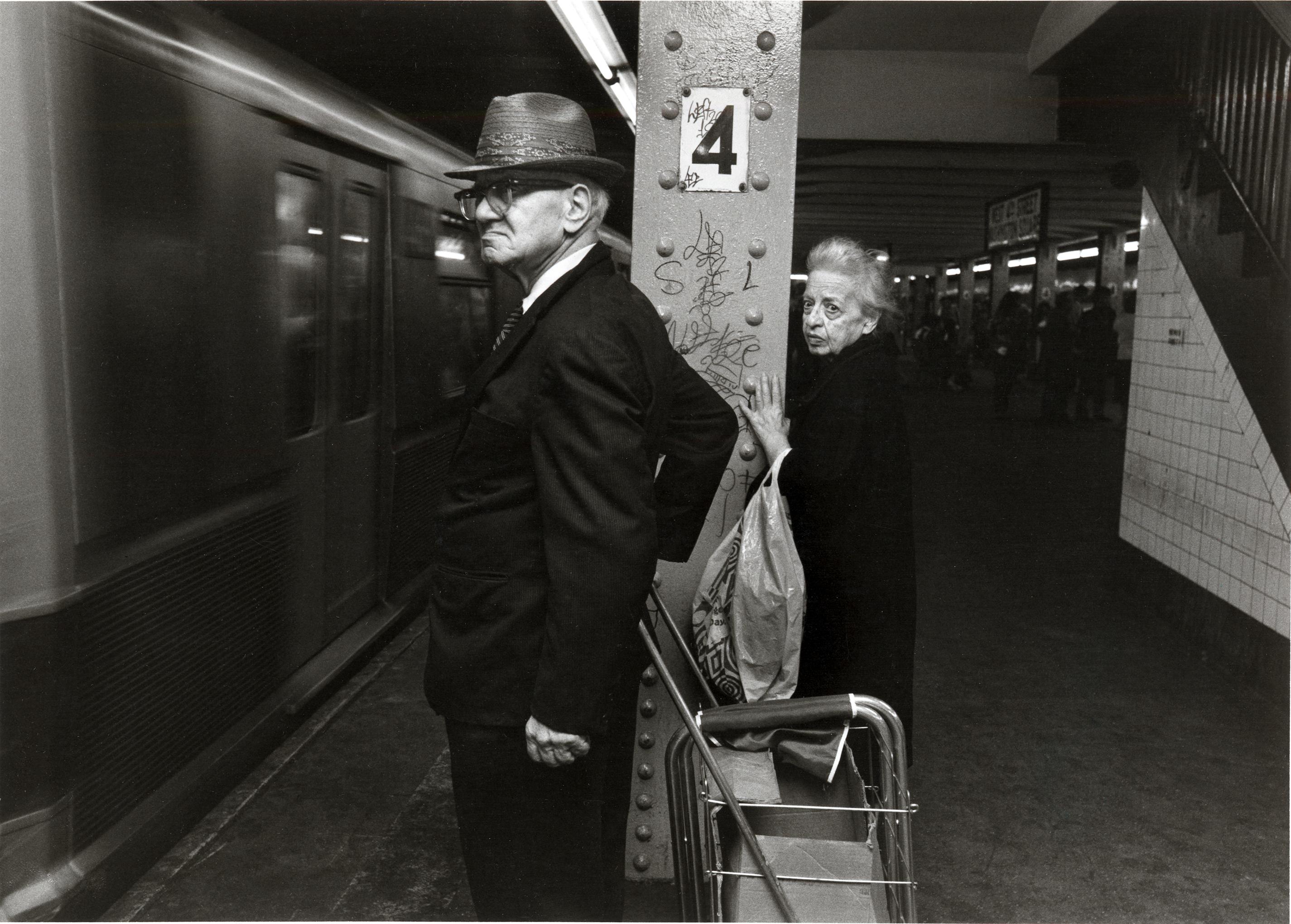 John Conn Figurative Photograph - Subway 31 Black & White, Limited Edition Photograph, NYC, 1980, Unframed
