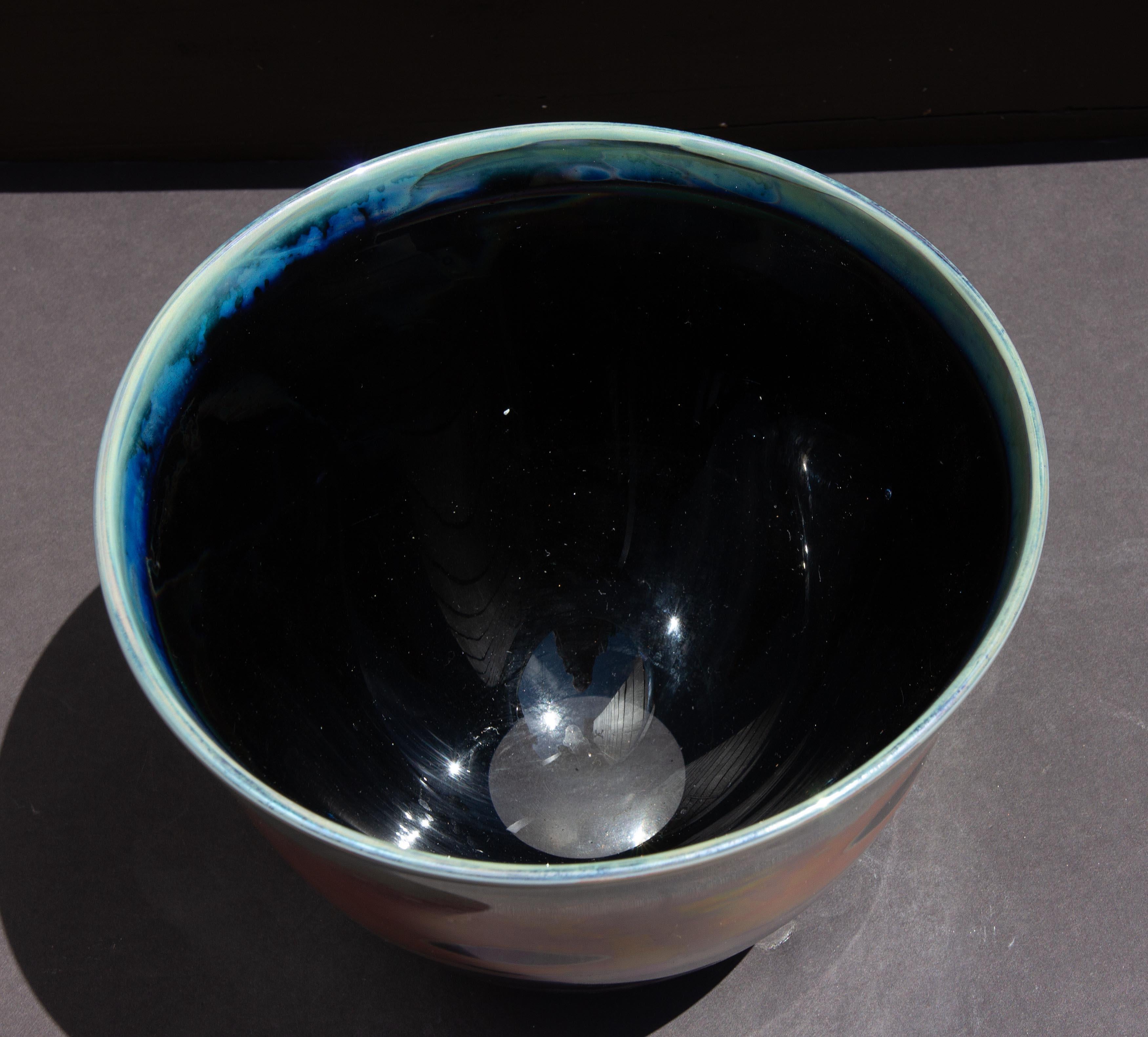 20th Century John Conrad Lewis Abstract Art Glass 