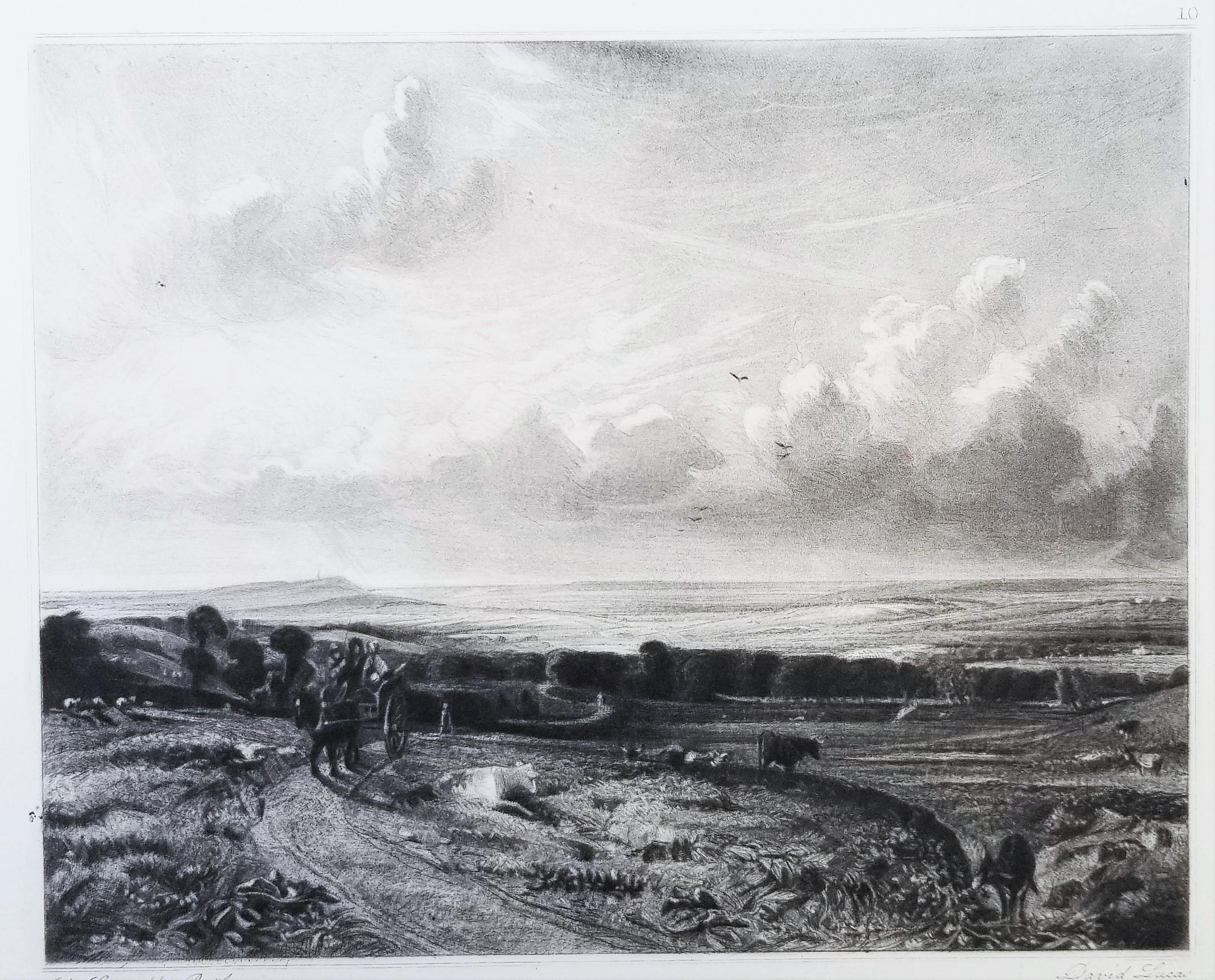 Set von zwei Mezzotinto-Stichen aus Constables „English Landscape Scenery“ im Angebot 3