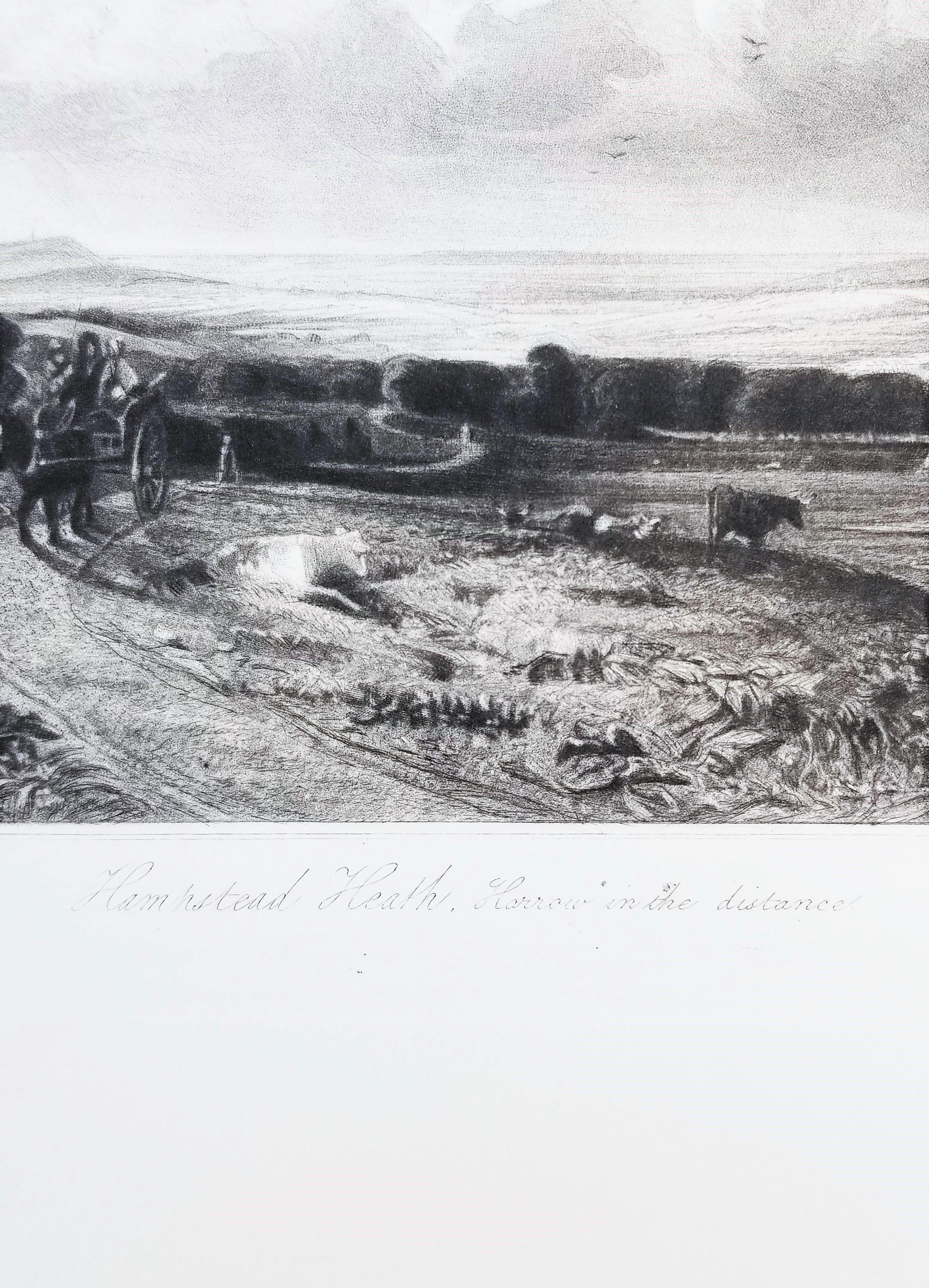 Set von zwei Mezzotinto-Stichen aus Constables „English Landscape Scenery“ im Angebot 4