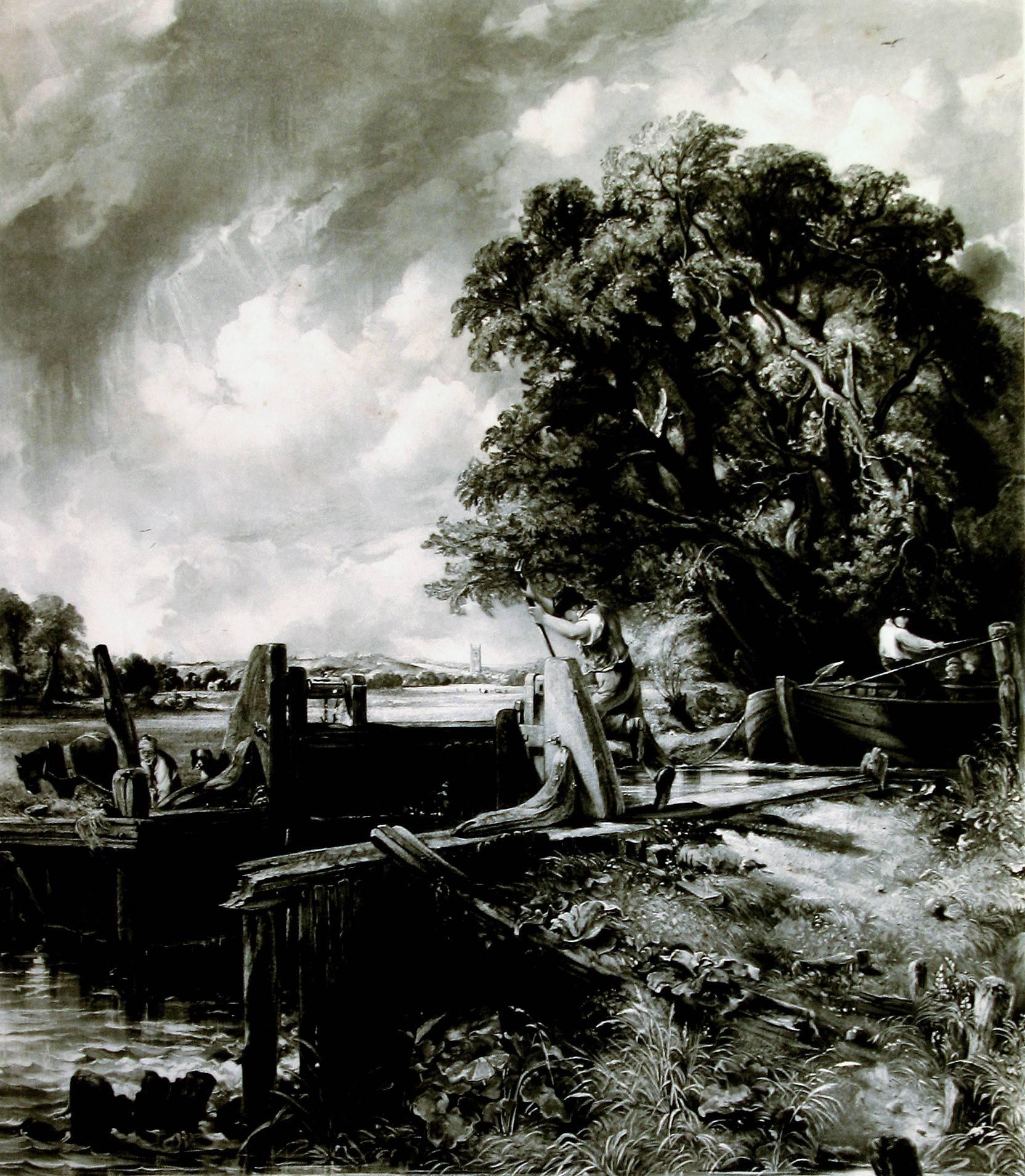 The Lock – Large Plate - Print by John Constable