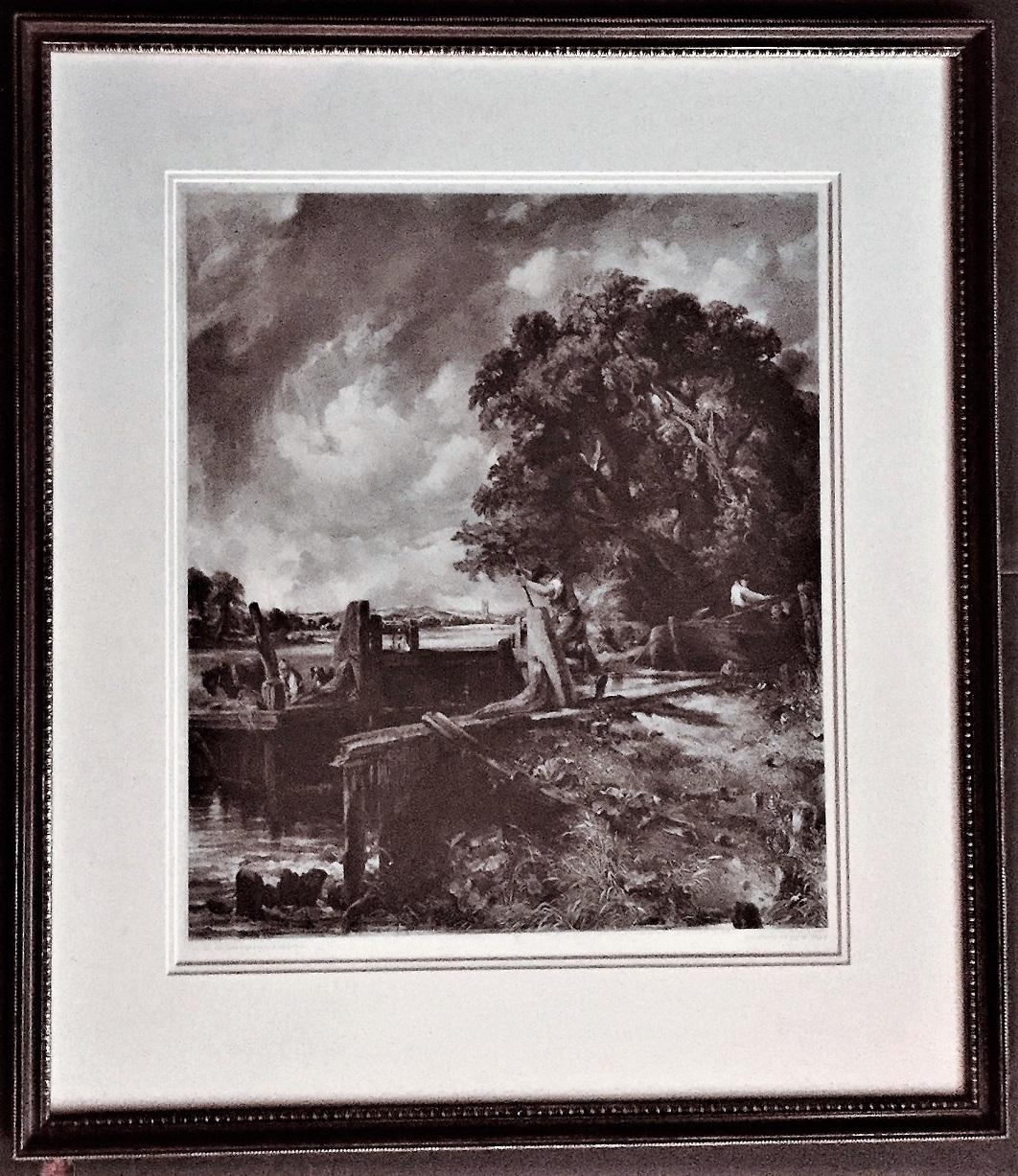 The Lock – Large Plate - Gray Figurative Print by John Constable