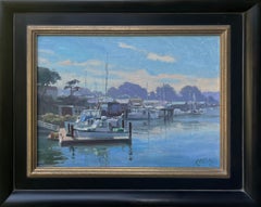 Brume sur le port ; Morro Bay