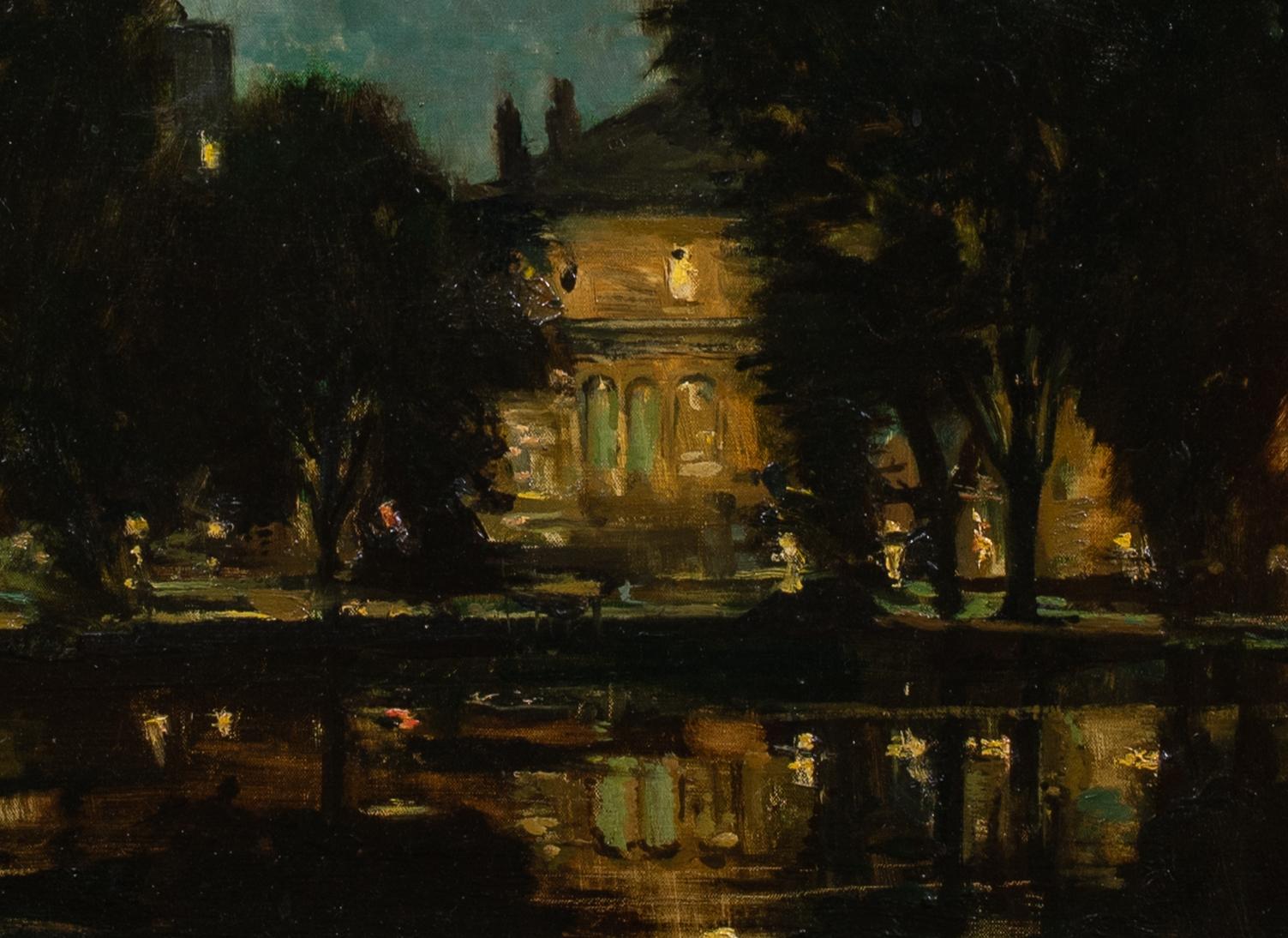 Lo stagno di Barnes Green, Londra, datato 1955  di John Cosmo Clarks 5