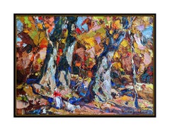 John Costigan Original Oil Painting on Canvas Board Signed Landscape Framed Art