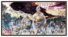 John Costigan RARE Original Acrylic Painting Signed Illustration Framed Artwork