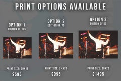 Michael Jackson Performing on Stage Fine Art Print