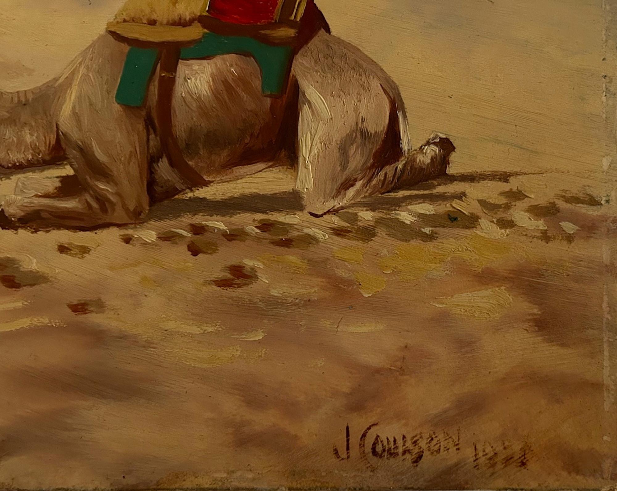 John Coulson- A Set of Three Unframed Decorative Arab Scenes. 4
