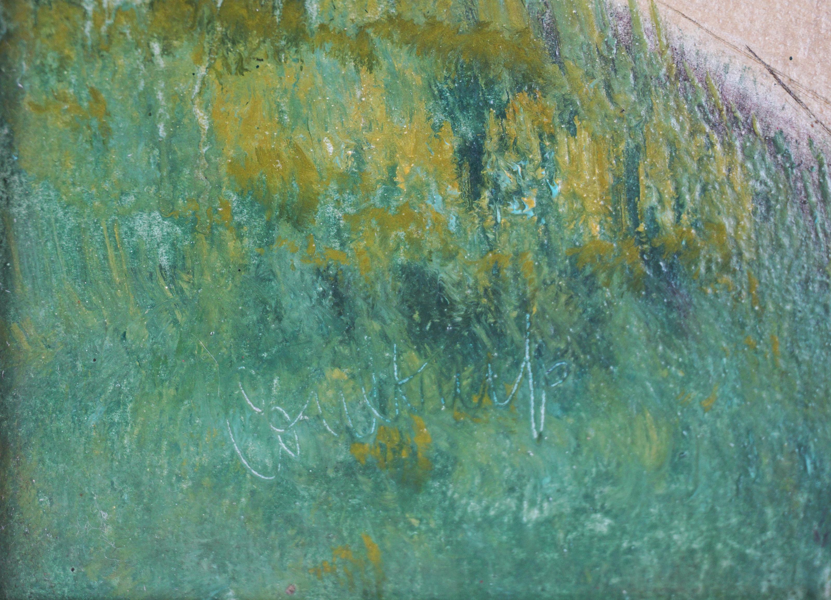 Road to Mount Whitney-Landschaft aus der Mitte des Jahrhunderts (Braun), Landscape Painting, von John Coultrup