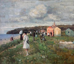 "Croquet" John Cousins Lawrence, British, Coast, Playing in the Field
